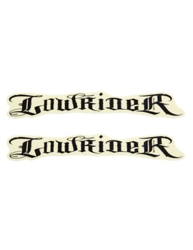 Lowrider Name Sticker MGS Black Ground Transport.